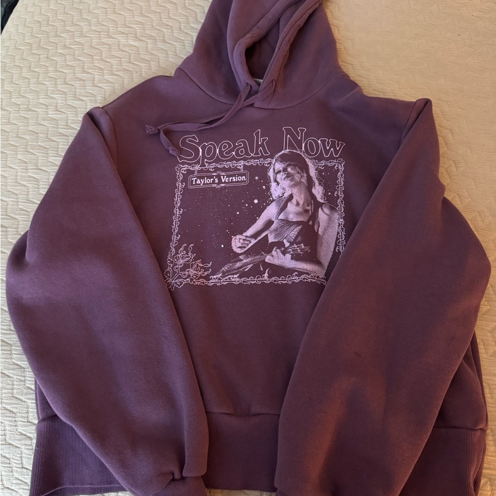 Taylor Swift Purple Speak Now Hoodie Large